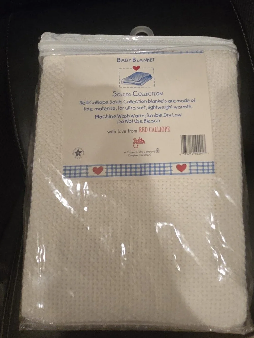 100% Cotton Cuddle Thermal Baby Blanket